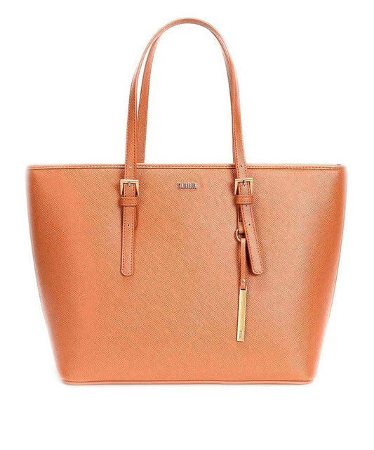 Bolsa Shopper Santa Lolla Caramelo Alça Ombro