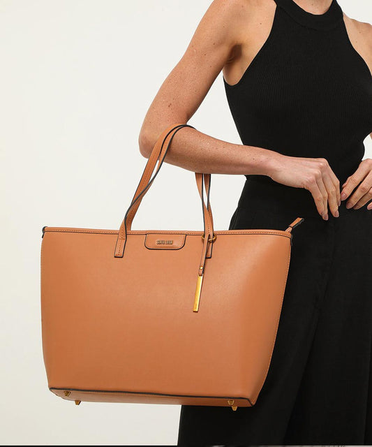Bolsa Shopper Santa Lolla Cognac Atanado
