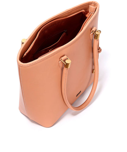 Bolsa Shopper Santa Lolla Cognac Grande Universitária