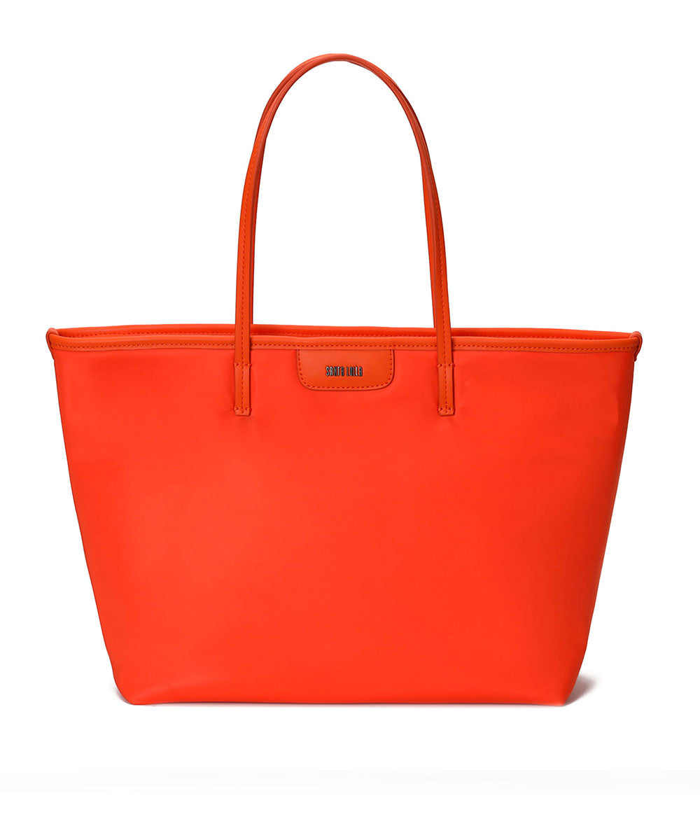 Bolsa Shopper Santa Lolla Laranja Nylon