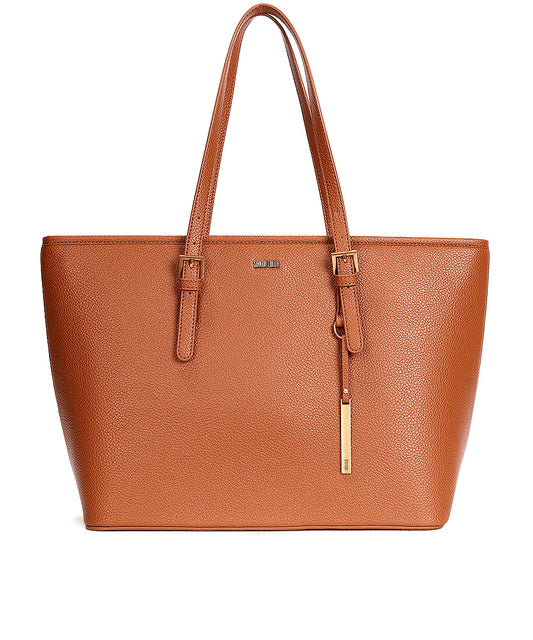 Bolsa Shopper Santa Lolla Marrom Cinamon