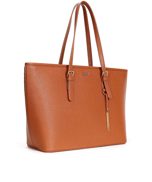 Bolsa Shopper Santa Lolla Marrom Cinamon