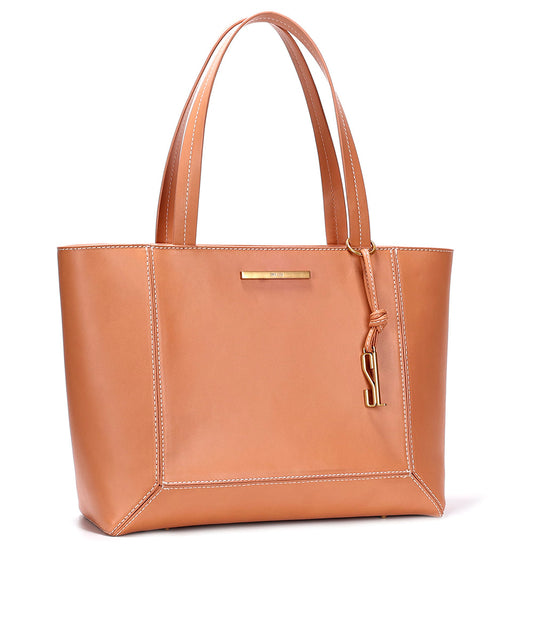 Bolsa Shopper Santa Lolla Marrom Cognac Universitária