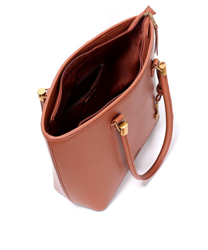 Bolsa Shopper Santa Lolla Marrom Grande