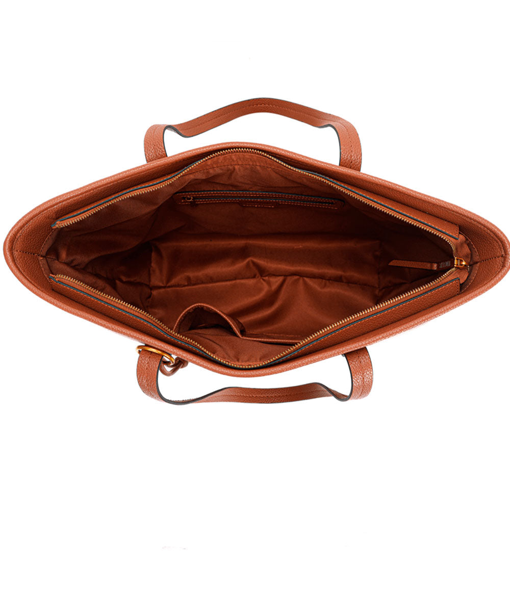 Bolsa Shopper Santa Lolla Marrom Universitária