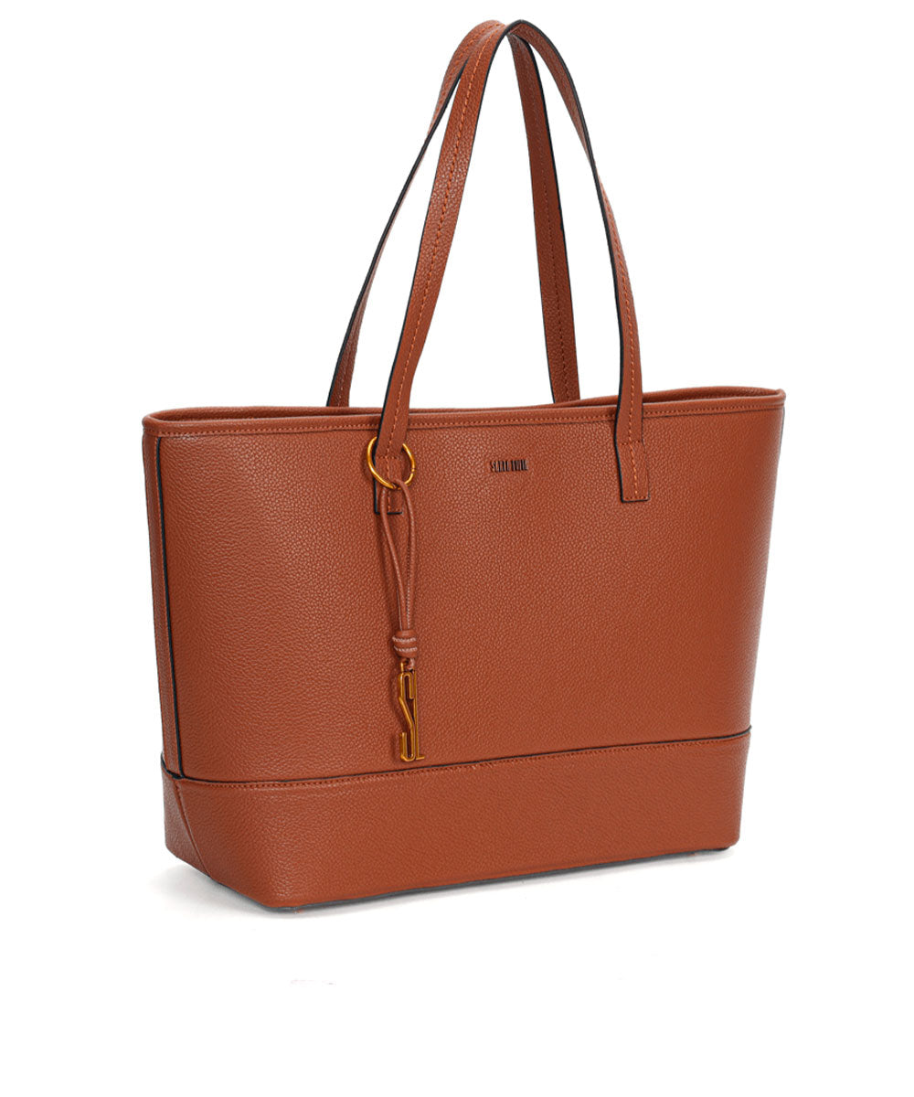 Bolsa Shopper Santa Lolla Marrom Universitária