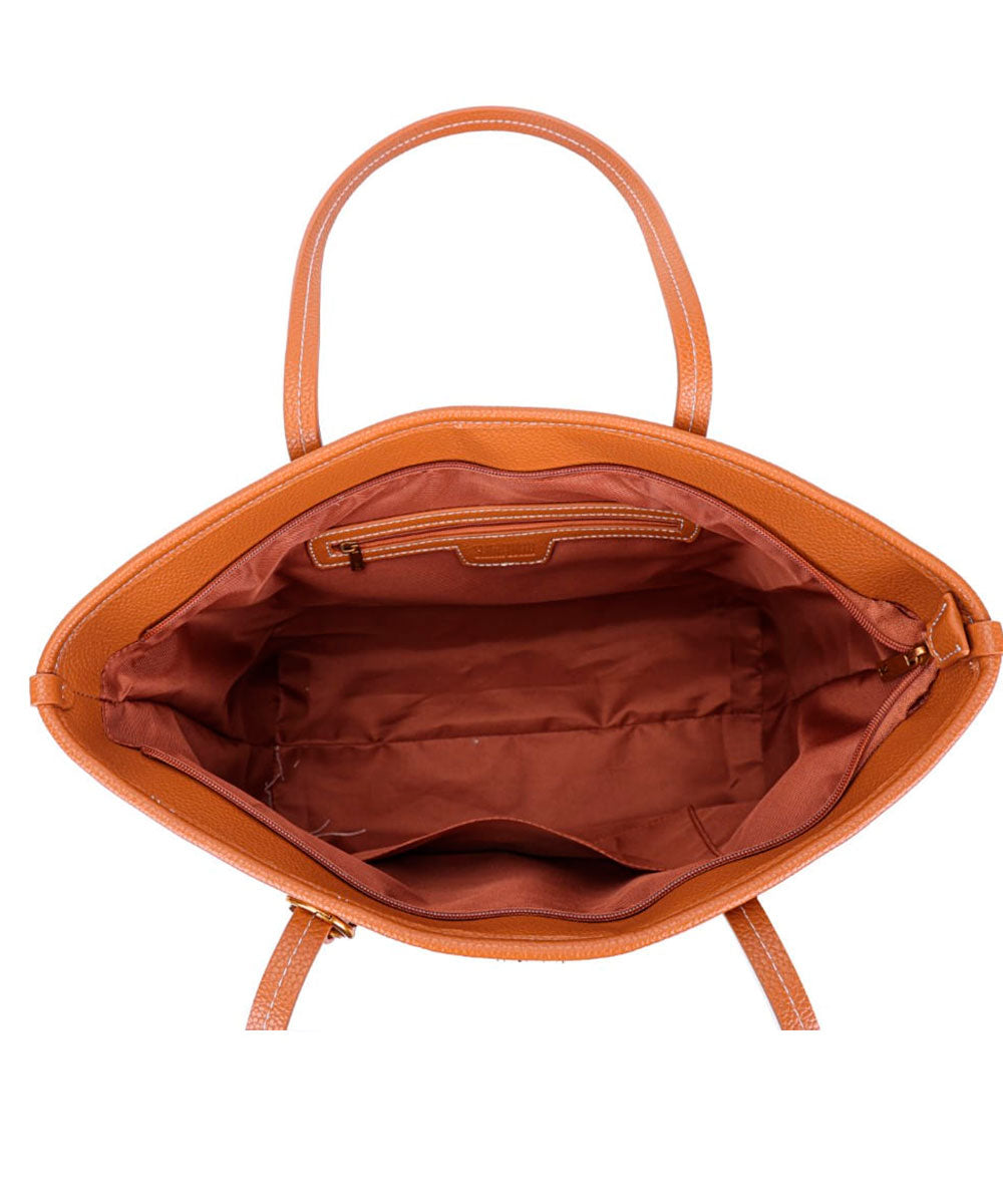 Bolsa Shopper Santa Lolla Marrom Universitário