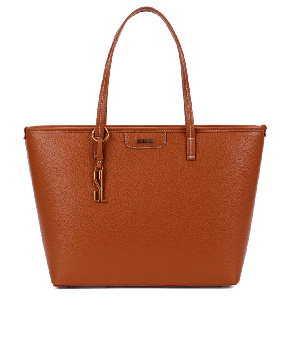 Bolsa Shopper Santa Lolla Marrom Universitário