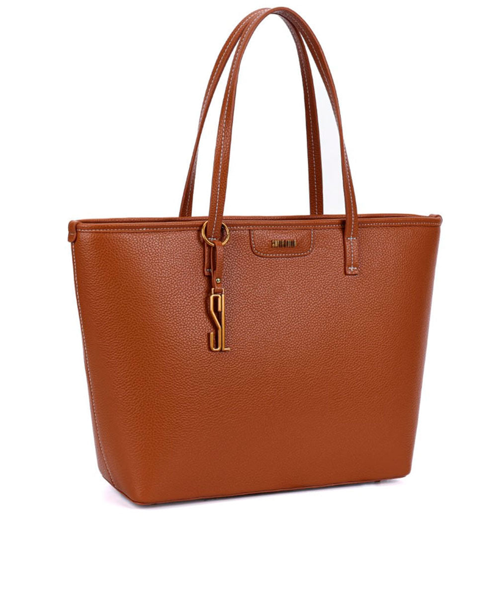 Bolsa Shopper Santa Lolla Marrom Universitário