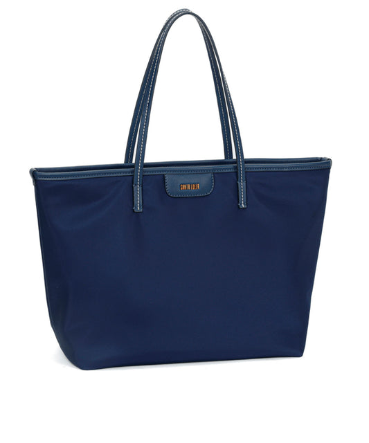 Bolsa Shopper Santa Lolla Nylon Universitária Azul Marinho