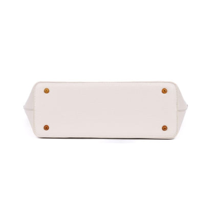 Bolsa Shopper Santa Lolla Off White Alça Caramelo