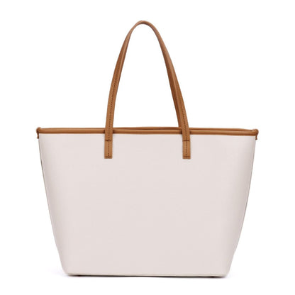 Bolsa Shopper Santa Lolla Off White Alça Caramelo