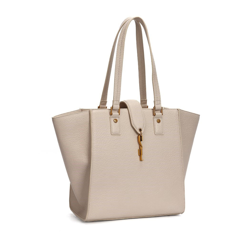 Bolsa Shopper Santa Lolla Off White Alça De Ombro