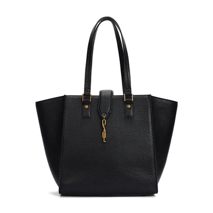 Bolsa Shopper Santa Lolla Preta Alça De Ombro