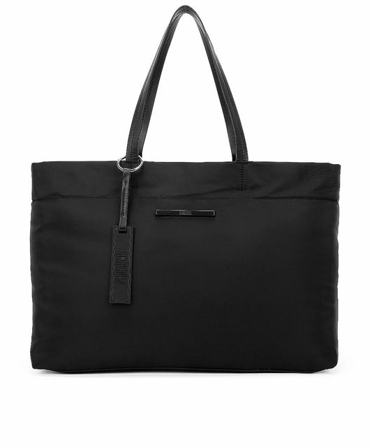 Bolsa Shopper Santa Lolla Preta Alça Ombro