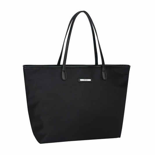 Bolsa Shopper Santa Lolla Preta Nylon