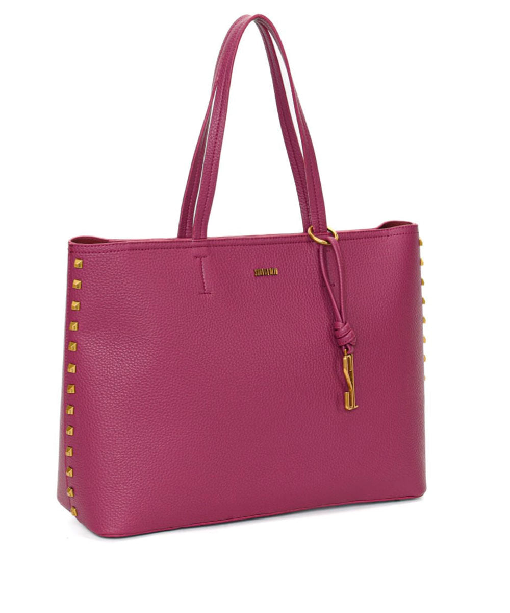 Bolsa Shopper Santa Lolla Rosa Fúcsia Alça Ombro