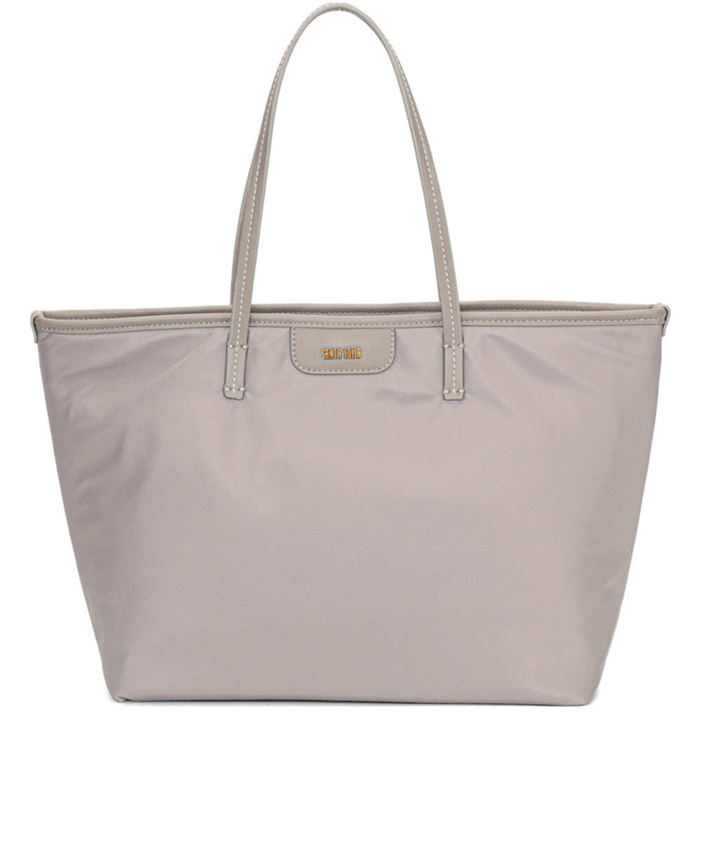 Bolsa Shopper Santa Lolla Universitária Nylon Cinza
