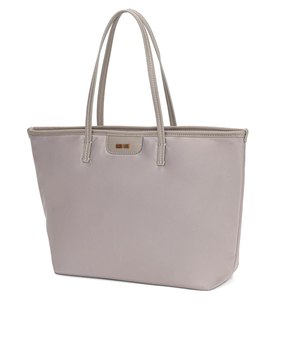 Bolsa Shopper Santa Lolla Universitária Nylon Cinza