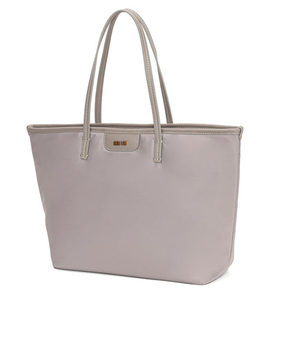 Bolsa Shopper Santa Lolla Universitária Nylon Cinza