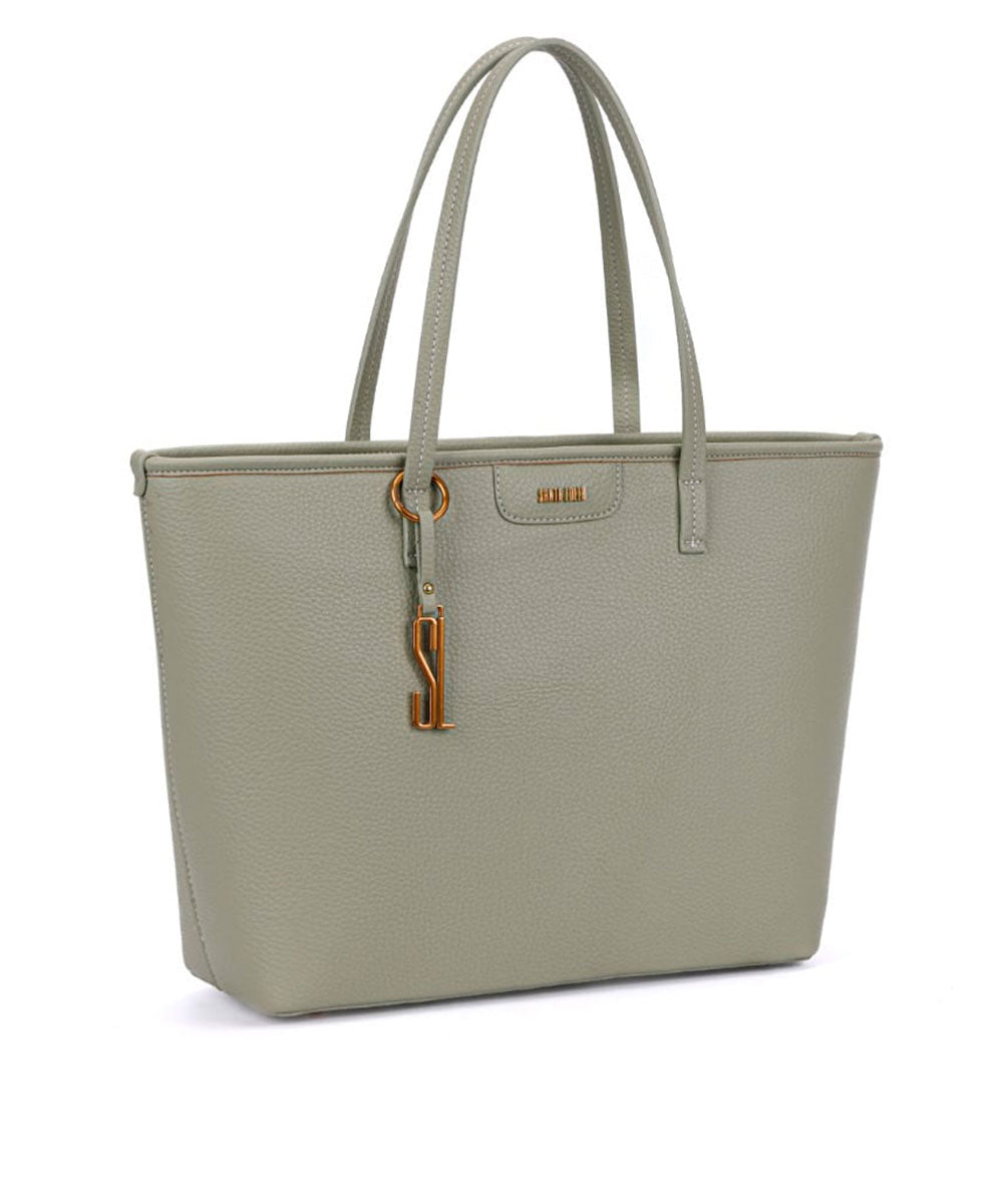 Bolsa Shopper Santa Lolla Verde Pistacchio Universitária