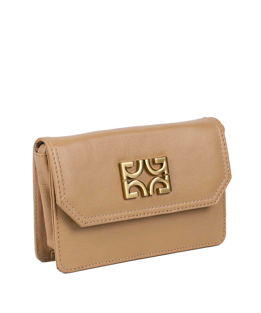 Bolsa Tiracolo Degalls Nude Couro Floater