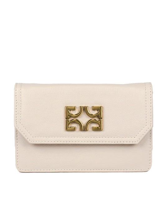 Bolsa Tiracolo Degalls Off White Couro Floater