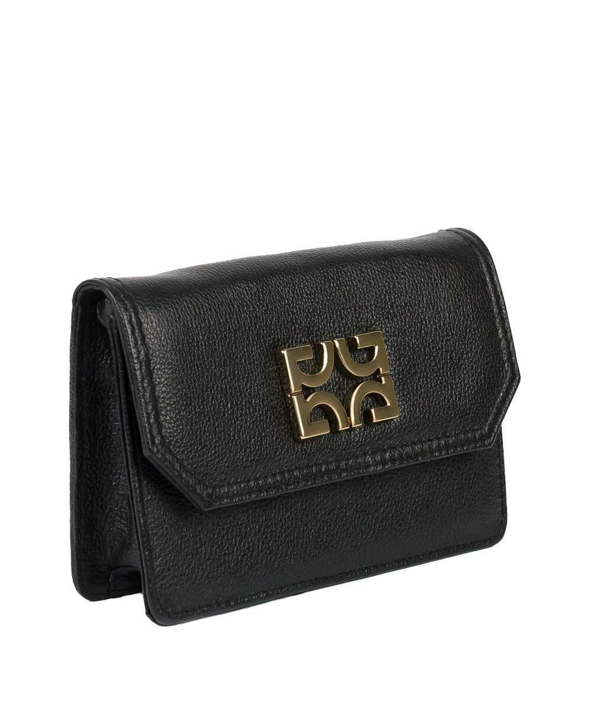 Bolsa Tiracolo Degalls Preta Couro Floater