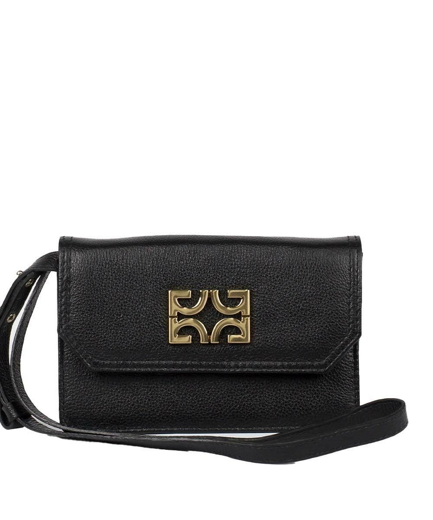 Bolsa Tiracolo Degalls Preta Couro Floater