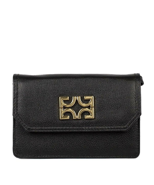 Bolsa Tiracolo Degalls Preta Couro Floater