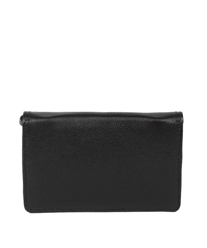 Bolsa Tiracolo Degalls Preta Couro Floater