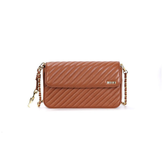 Bolsa Tiracolo Santa Lolla Caramelo Matelassê