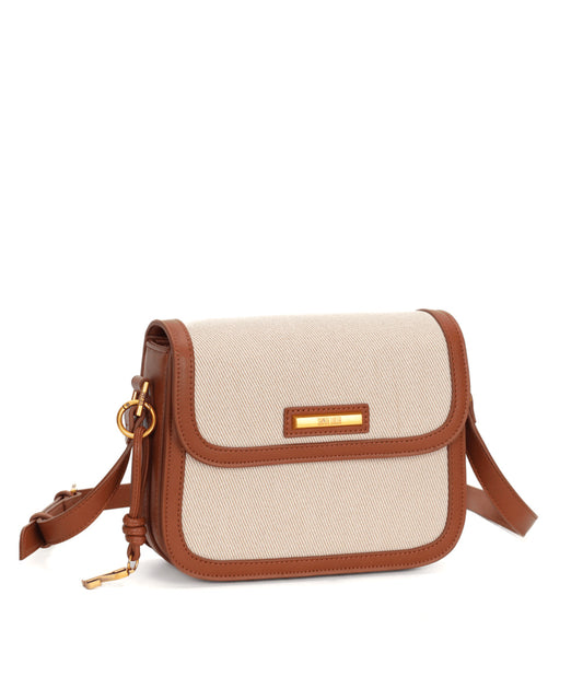 Bolsa Tiracolo Santa Lolla Marrom Tramado