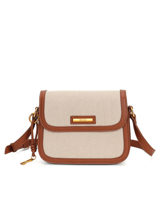 Bolsa Tiracolo Santa Lolla Marrom Tramado