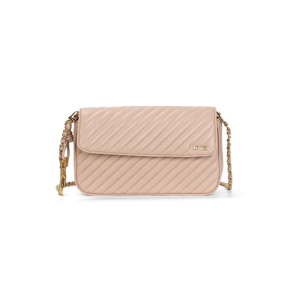 Bolsa Tiracolo Santa Lolla Nude Alça Correntes