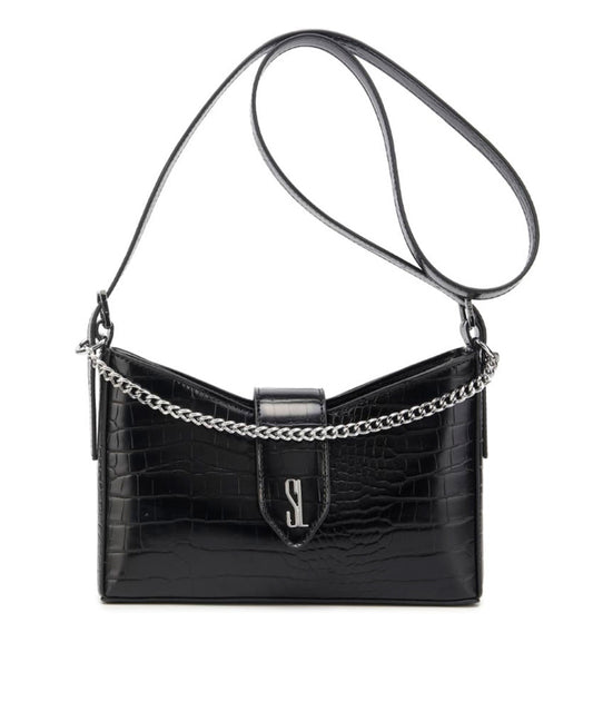 Bolsa Tiracolo Santa Lolla Preta Correntes