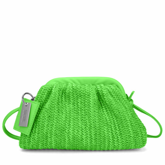Bolsa Tiracolo Santa Lolla Verde Menta Palha