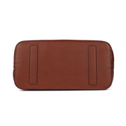 Bolsa Tote Bege Com Caramelo Santa Lolla