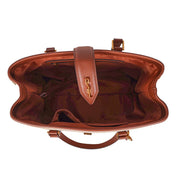 Bolsa Tote Bege Com Caramelo Santa Lolla