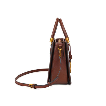 Bolsa Tote Marrom Santa Lolla Duas Alças