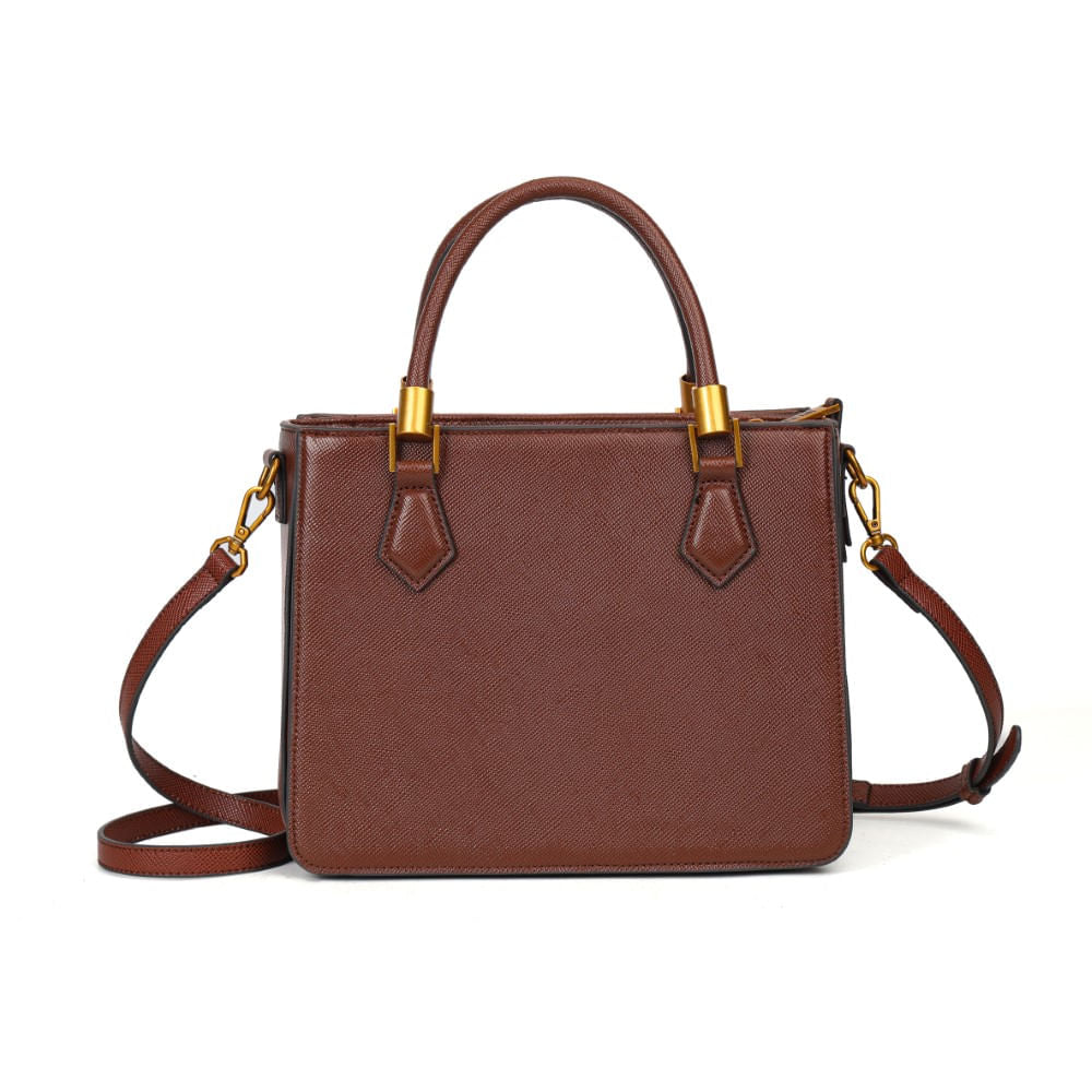 Bolsa Tote Marrom Santa Lolla Duas Alças