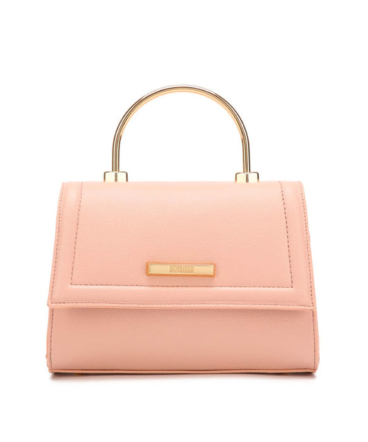 Bolsa Tote Pequena Santa Lolla Nude Rosado