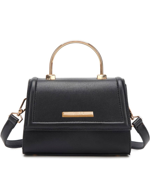 Bolsa Tote Pequena Santa Lolla Preta Tranversal