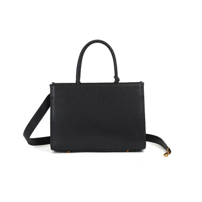 Bolsa Tote Preta Duas Alças Santa Lolla