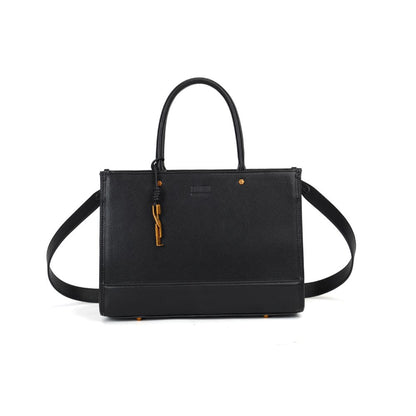 Bolsa Tote Preta Duas Alças Santa Lolla