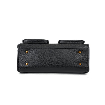 Bolsa Tote Preta Santa Lolla Alça De Ombro