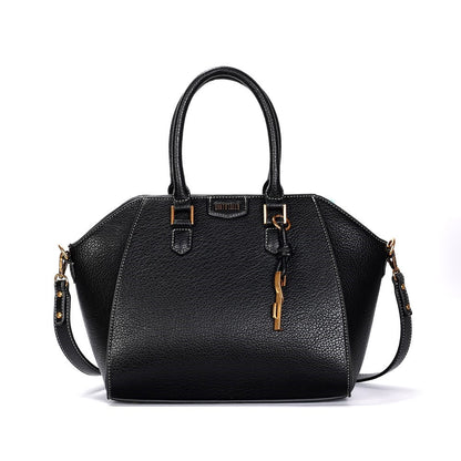 Bolsa Tote Preta Santa Lolla Alça Dupla 