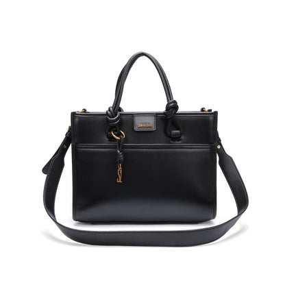 Bolsa Tote Preta Santa Lolla Alça Dupla