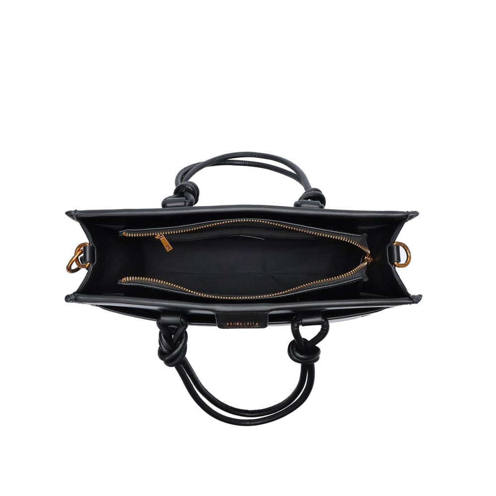 Bolsa Tote Preta Santa Lolla Alça Dupla