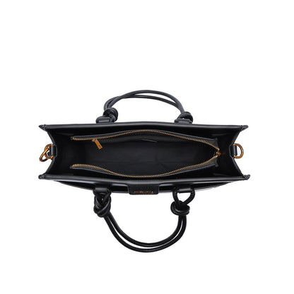 Bolsa Tote Preta Santa Lolla Alça Dupla